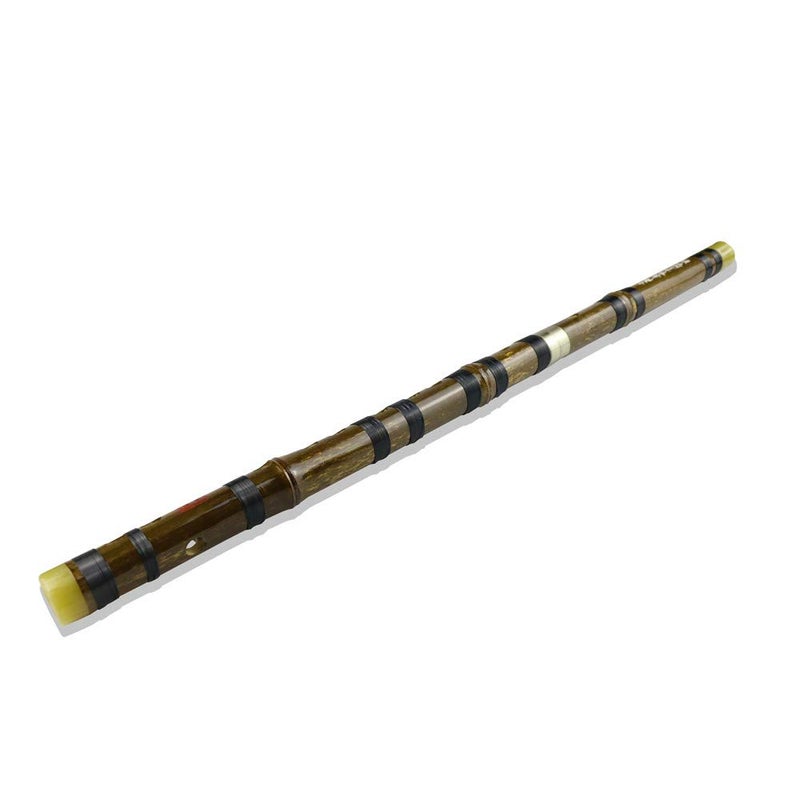 PHYSKOW D Key Dizi Black Bamboo Flute with Free Membrane & Glue & Protector Set Traditional Chinese Instrument (Key of D/Black Bamboo) - Image 3